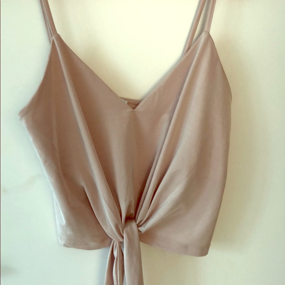 Crop top front tie